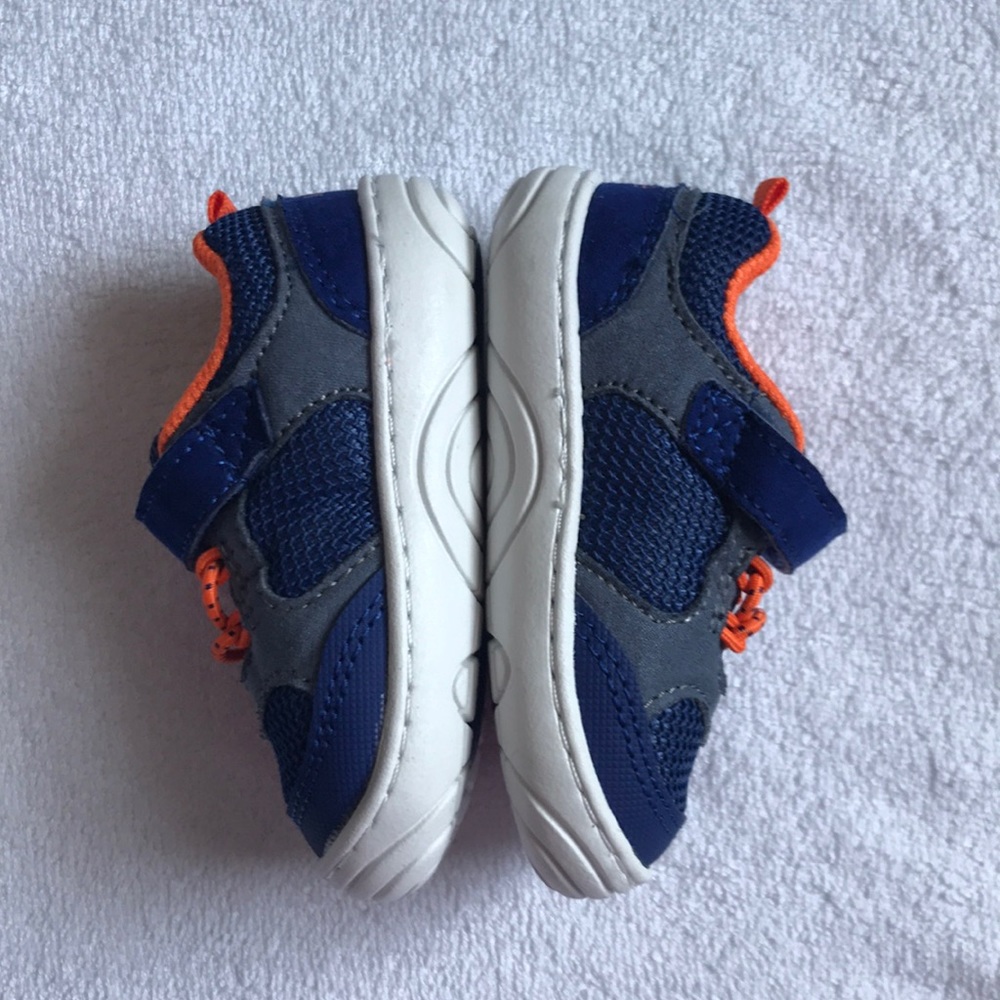 Stride Rite Surprize Blue and Orange tennis shoes - Picture 2 of 8